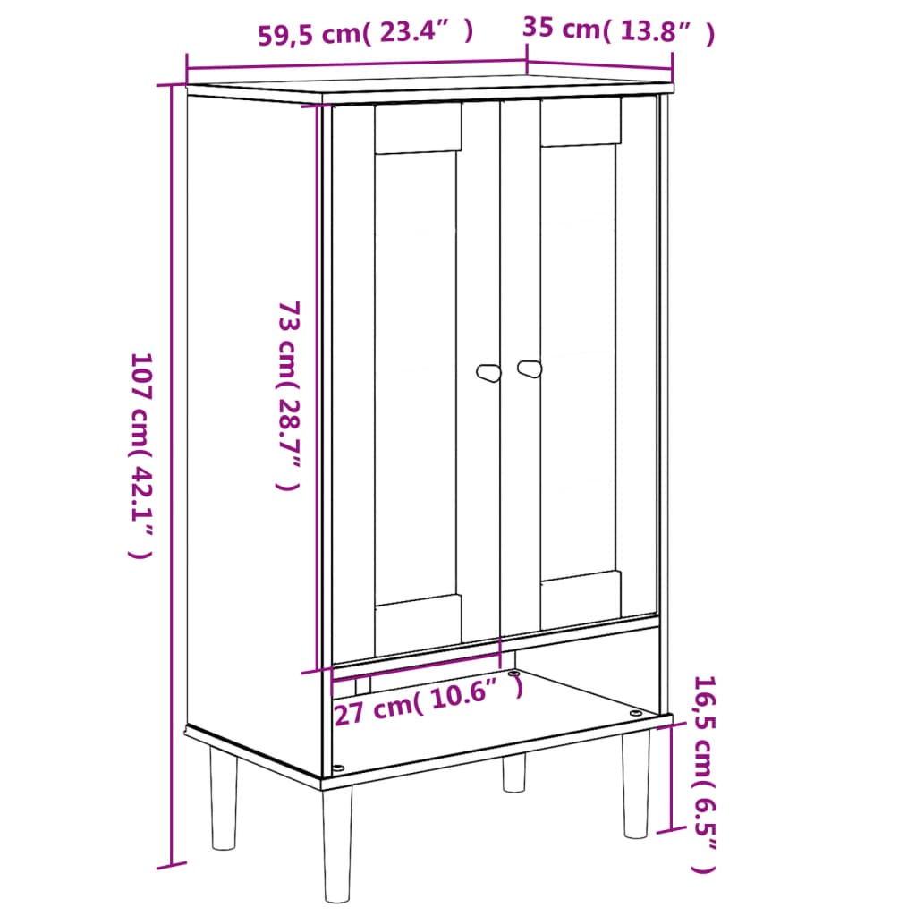 White shoe cabinet with rattan doors and solid pine wood, 23.4x13.8x42.1 inches.