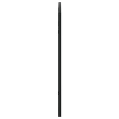 Wall Mirror Black Glass, Powder-coated iron 39.4 x 23.6 in