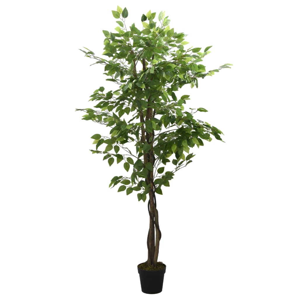 Artificial Ficus Tree Green PEVA leaves Medium Decorative Inlays