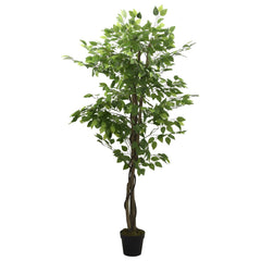 Artificial Ficus Tree Green PEVA leaves Medium Decorative Inlays