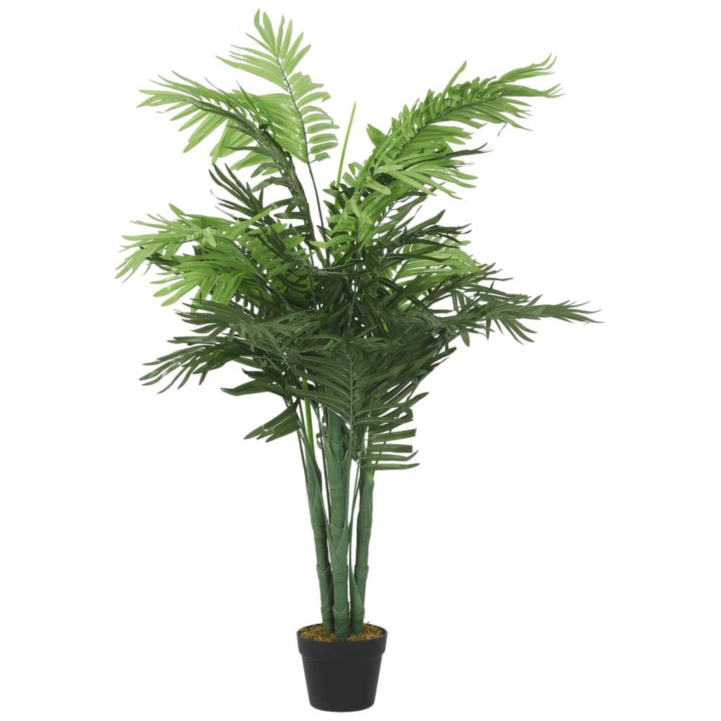 Artificial Palm Tree Green PE, Iron, Textile fiber, Plastic Medium