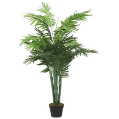 Artificial Palm Tree Green PE, Iron, Textile fiber, Plastic Medium