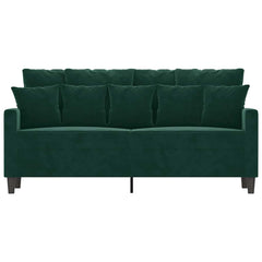 2-seater Sofa Dark Green Velvet (100% polyester) 2-Seater Durable
