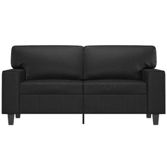 2-seater Sofa Black Faux leather 2-Seater Durable 2-Seater Sofa