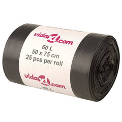 Bin Bags 250 pcs Black 15.9 gal