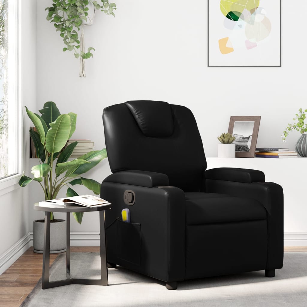 Massage Recliner Chair Black