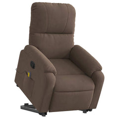 Stand Up Massage Recliner Chair Brown