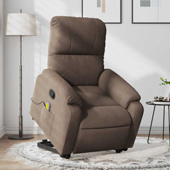 Stand Up Massage Recliner Chair Brown