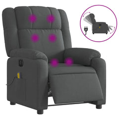 Electric Massage Recliner Chair Dark gray