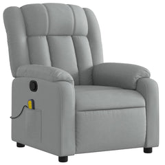 Massage Recliner Chair Light Grey