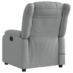 Massage Recliner Chair Light Grey
