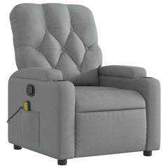 Massage Recliner Chair Light Grey