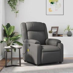 Massage Recliner Chair Grey