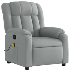 Massage Recliner Chair Light Gray