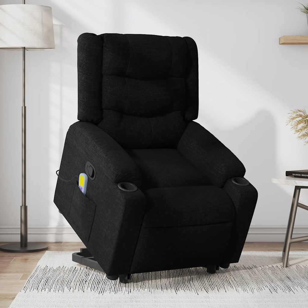 Stand Up Massage Recliner Chair Black