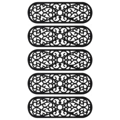 Stair Tread Black Rubber Standard Rubber Stair Treads Oblong