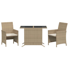 Bistro Set Beige