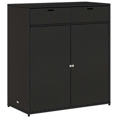 Garden Storage Cabinet Black