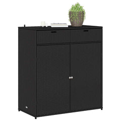 Garden Storage Cabinet Black