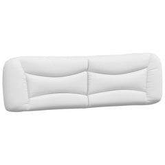 Headboard Cushion White Faux leather, PP fiber 76 in width