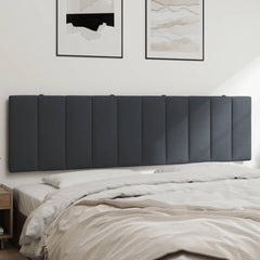 Headboard Cushion Dark grey Velvet (100% polyester) 72 in