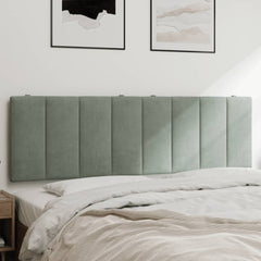 Headboard Cushion Light grey Velvet, Foam 60 in wide