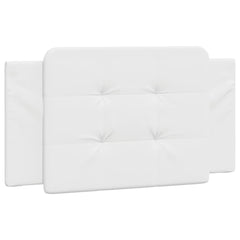 Headboard Cushion White Faux Leather 39.4 in Detachable