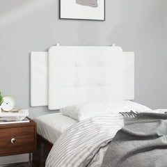 Headboard Cushion White Faux Leather 39.4 in Detachable