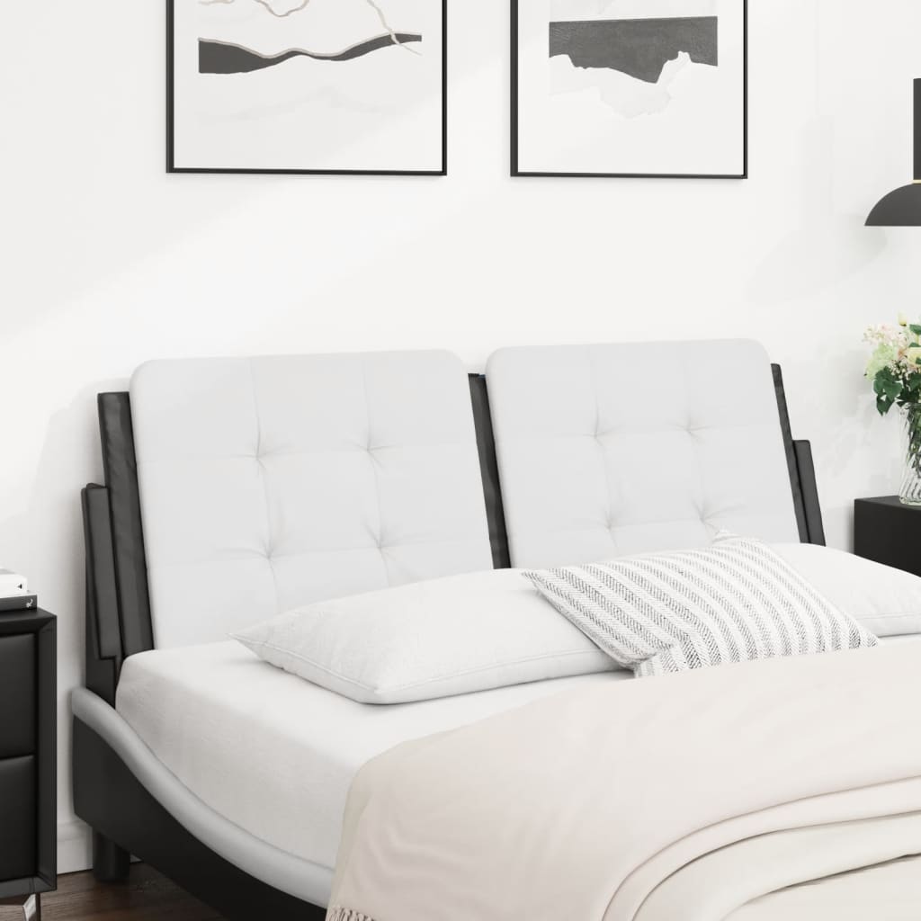 Headboard Cushion White and black