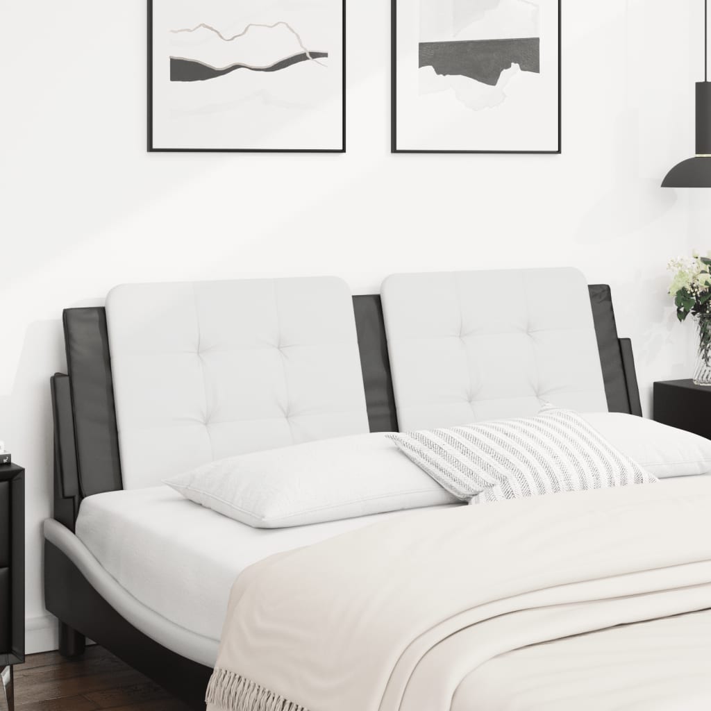 Headboard Cushion White and Black