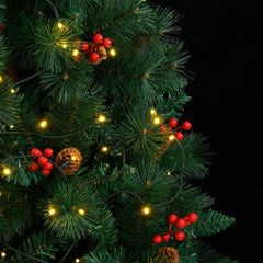 Artificial Hinged Christmas Tree 300 LEDs 70.9
