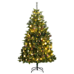 Artificial Hinged Christmas Tree 300 LEDs & Ball Set 70.9