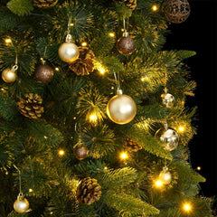 Artificial Hinged Christmas Tree 300 LEDs & Ball Set 70.9