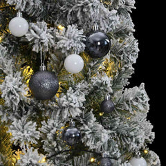 Artificial Hinged Christmas Tree Green PVC Medium
