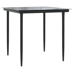 Bistro Set Brown, Cream White, Black