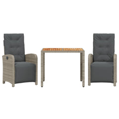 Bistro Set Gray