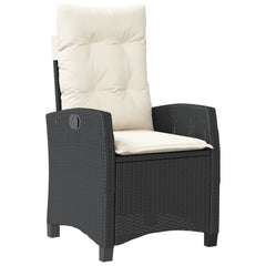 Garden Dining Set Black