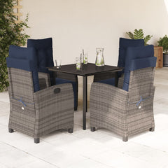 Garden Dining Set Grey