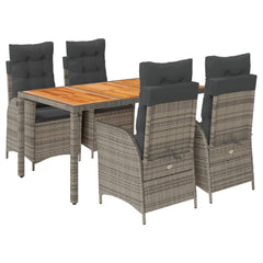 Garden Dining Set Grey