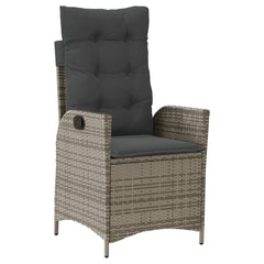 Garden Dining Set Grey, Black, Dark Grey
