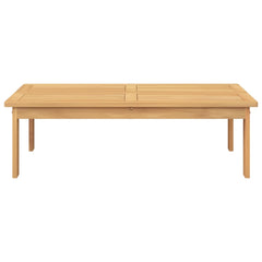 Garden Table Natural Wood Solid Acacia Wood Standard Durable