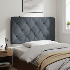 Headboard Cushion Dark Gray Velvet (100% polyester) 39.4 inches