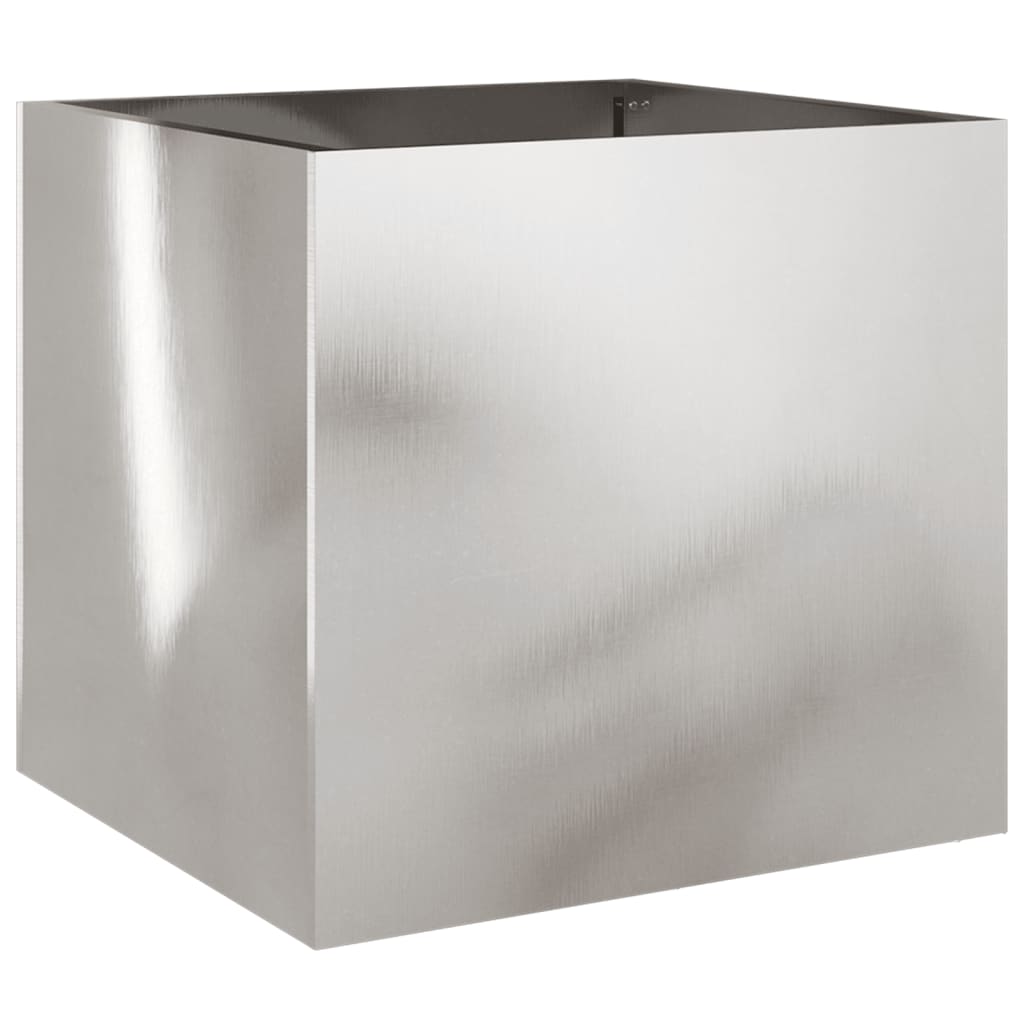 Planters 2 pcs Silver 16.5x15.7x15.4 Stainless Steel