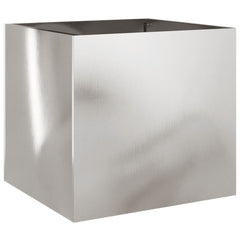 Planters 2 pcs Silver 16.5x15.7x15.4 Stainless Steel