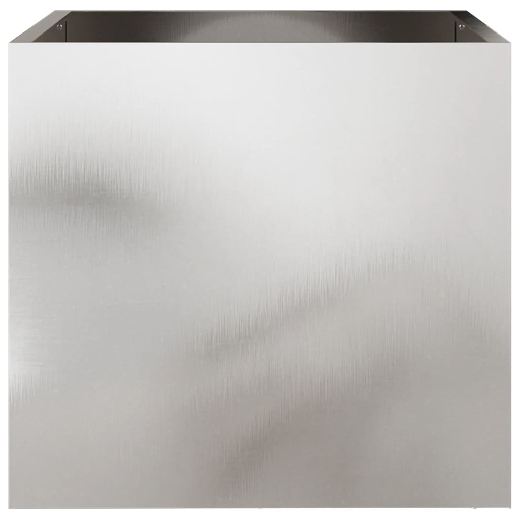 Planters 2 pcs Silver 16.5x15.7x15.4 Stainless Steel