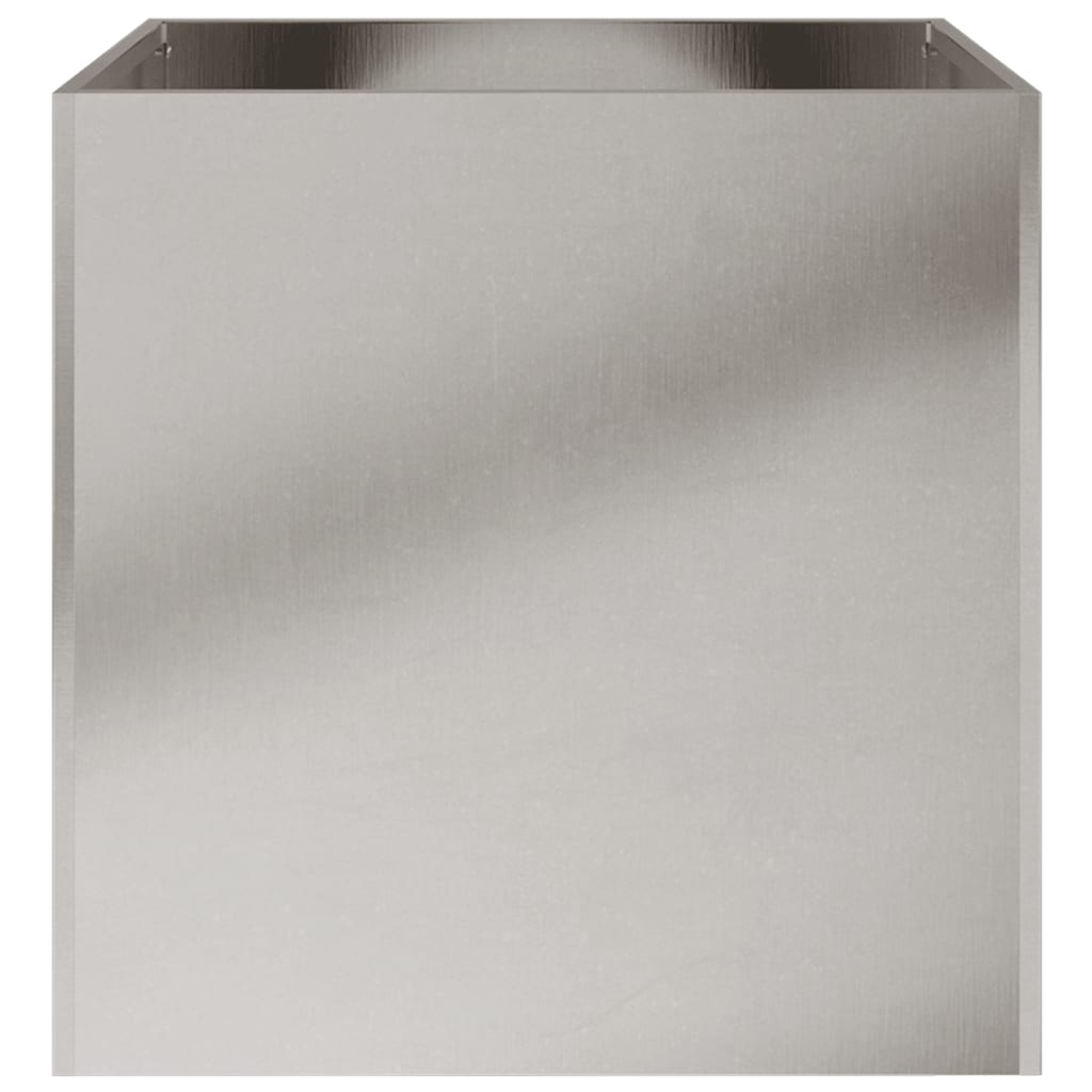 Planters 2 pcs Silver 16.5x15.7x15.4 Stainless Steel
