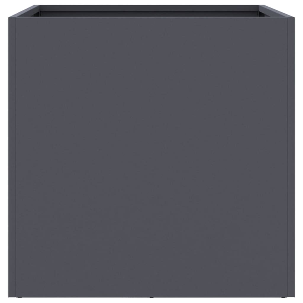 Planters 2 pcs Anthracite 19.3x18.5x18.1 Steel