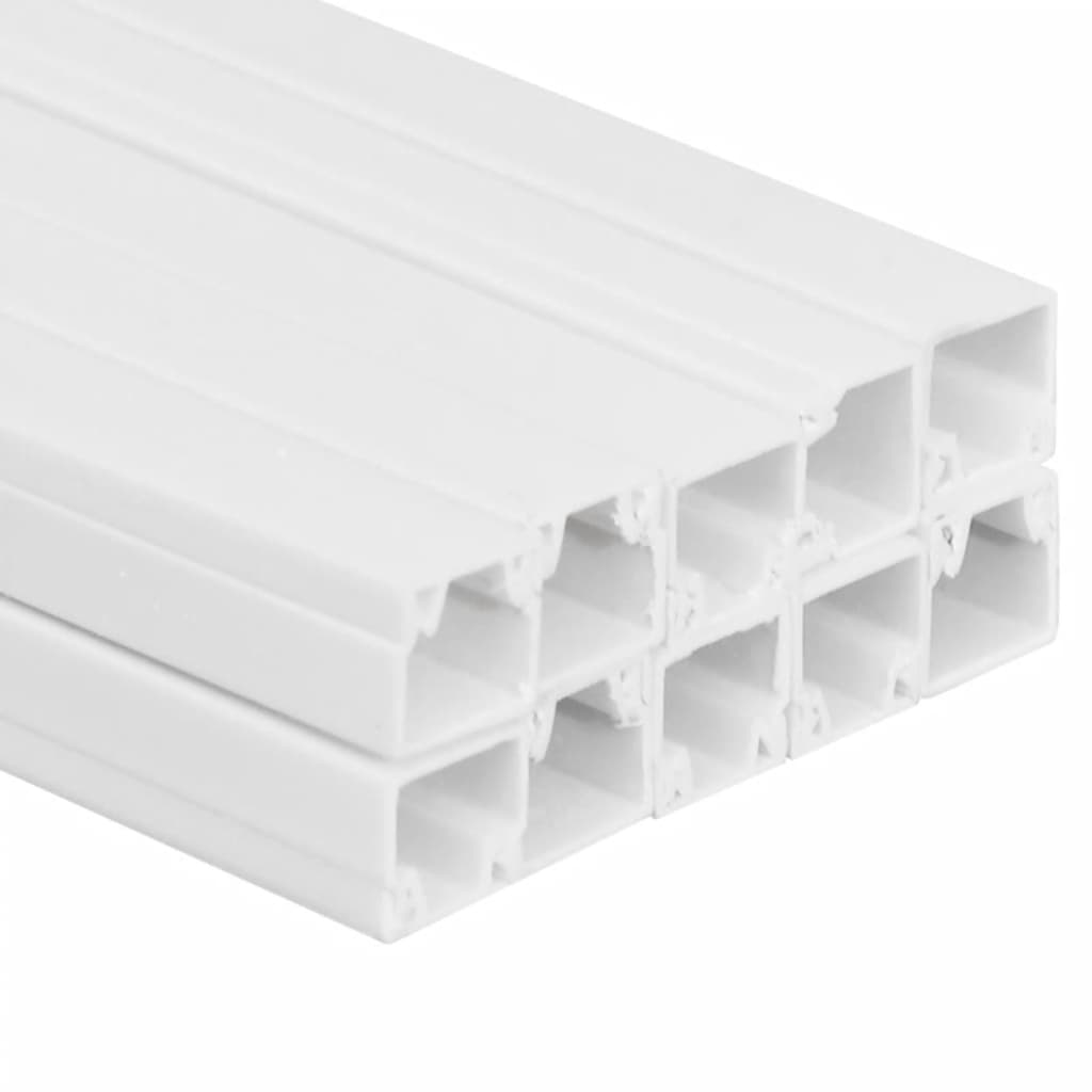 Cable Trunking 0.4x0.4 32.8' PVC