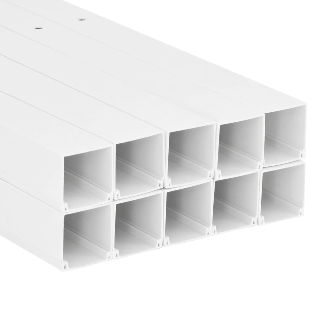 Cable Trunking 1.6x1 32.8' PVC