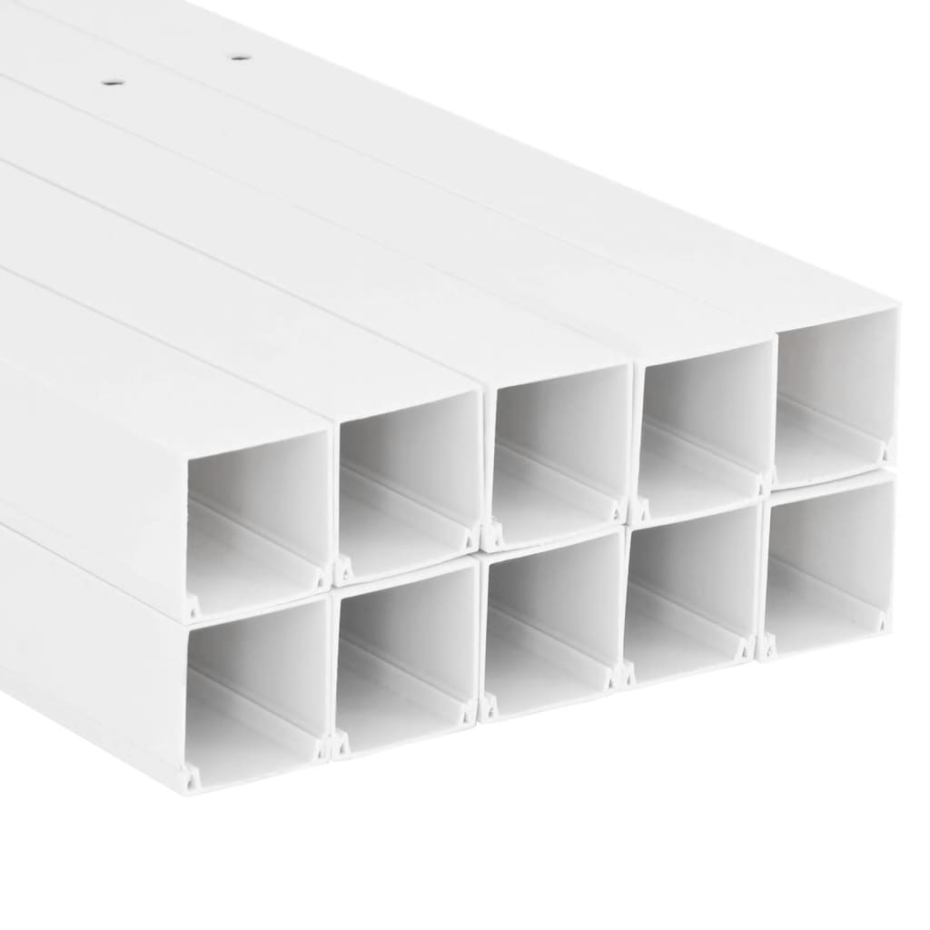 Cable Trunking 2.4x1.6 32.8' PVC
